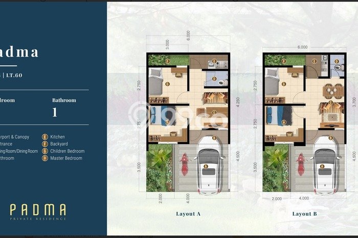 Rumah Modern 2 Kamar LT 60m2 di Bekasi Kota Rumah Modern 2 Kamar LT 60m2 di Bekasi Kota