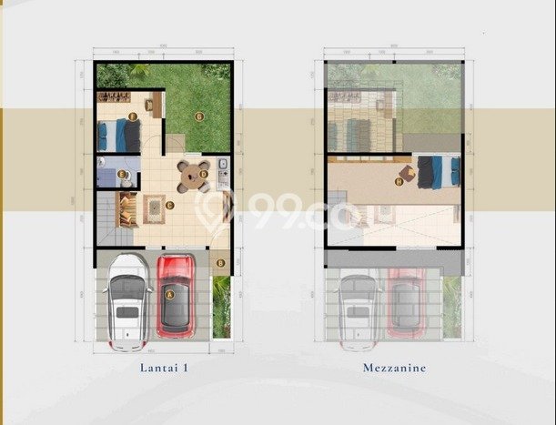 Hunian Cantik Minimalis Lb 47m2 di Babelan, Bekasi Hunian Cantik Minimalis Lb 47m2 di Babelan, Bekasi