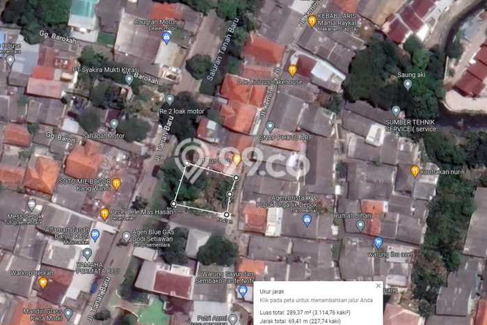 Kavling Tanah Dijual di Beji Depok Spesifikasi 288m2 Kavling Tanah Dijual di Beji Depok Spesifikasi 288m2