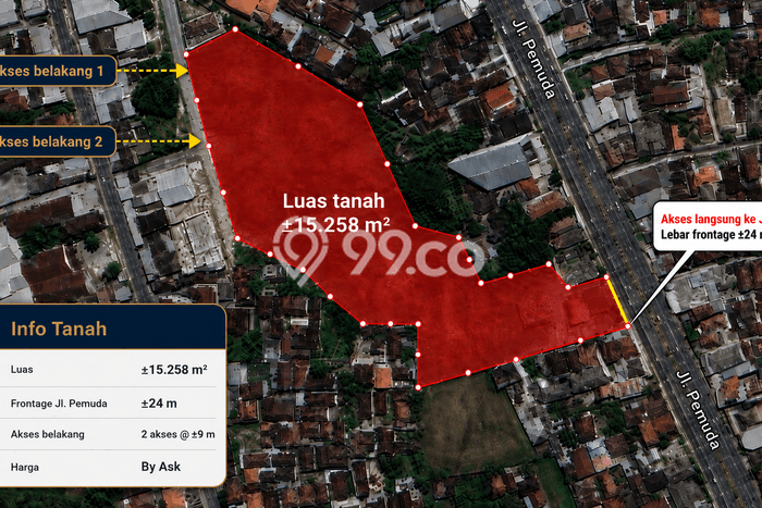 Tanah Kosong Dijual di Rembang dengan Area 15258m2 Tanah Kosong Dijual di Rembang dengan Area 15258m2