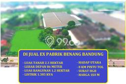 Pabrik Paling Dicari LB 12200m2 Dijual di Rancaekek Pabrik Paling Dicari LB 12200m2 Dijual di Rancaekek