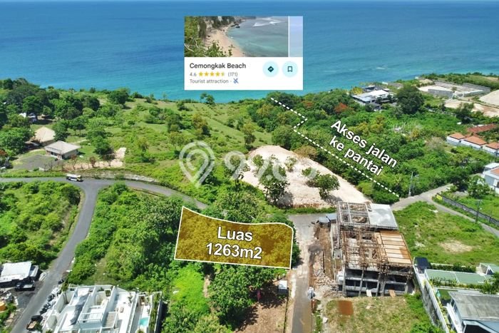 Tanah Dijual Lokasi Pecatu, Badung dengan Luas Tanah 1263m2 dan Status - Tanah Dijual Lokasi Pecatu, Badung dengan Luas Tanah 1263m2 dan Status -