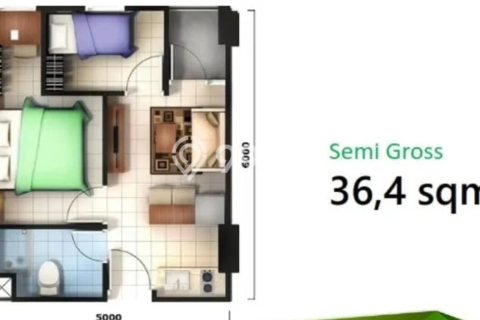 Hunian Apartemen Ideal untuk Dijual di Tangerang dengan 2 Kamar Hunian Apartemen Ideal untuk Dijual di Tangerang dengan 2 Kamar