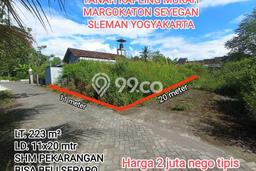 Tanah untuk Dijual di Seyegan Sleman Luas 223m2 Tanah untuk Dijual di Seyegan Sleman Luas 223m2