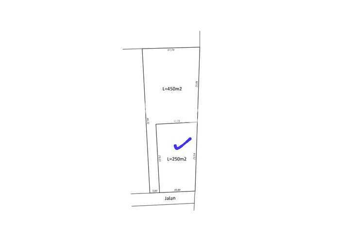 Tanah Kavling Dijual di Sanur, Denpasar dengan Luas Tanah 250m2 Tanah Kavling Dijual di Sanur, Denpasar dengan Luas Tanah 250m2