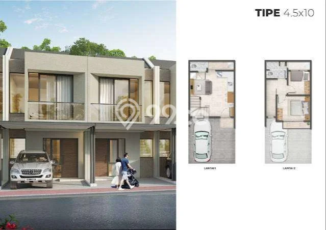 Rumah Modern 2 KT LT 45m2 di Pantai Indah Kapuk Rumah Modern 2 KT LT 45m2 di Pantai Indah Kapuk