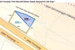 Tanah untuk Dijual Lokasi Gunung Putri, Bogor Luas 730m2 - Tanah untuk Dijual Lokasi Gunung Putri, Bogor Luas 730m2 -