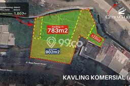 Tanah Dijual Lokasi Cisauk, Tangerang dengan Luas Tanah 905m2 dan Status - Tanah Dijual Lokasi Cisauk, Tangerang dengan Luas Tanah 905m2 dan Status -