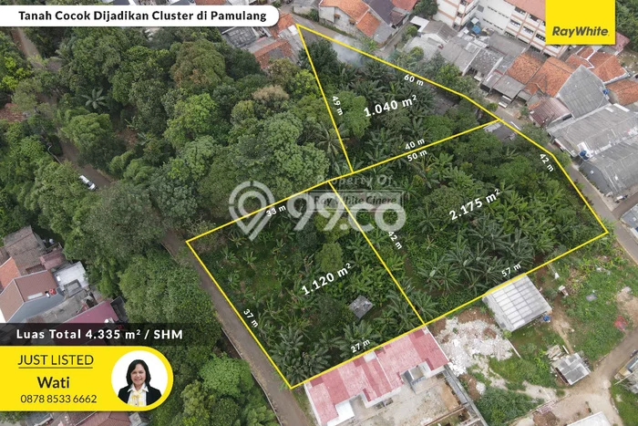Tanah Kosong Dijual di Tangerang Selatan dengan Area 4335m2 Tanah Kosong Dijual di Tangerang Selatan dengan Area 4335m2