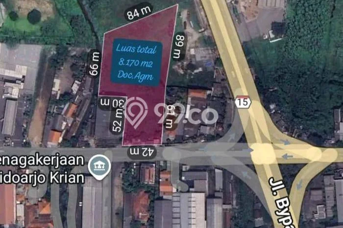 Tanah Kavling untuk Dijual di Krian Sidoarjo 8172m2 Tanah Kavling untuk Dijual di Krian Sidoarjo 8172m2