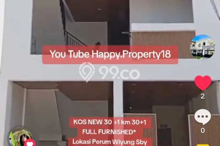 Kos-kosan Dijual di Wiyung, Surabaya, 31 KT, 31 KM, Bangunan 450m2 Kos-kosan Dijual di Wiyung, Surabaya, 31 KT, 31 KM, Bangunan 450m2