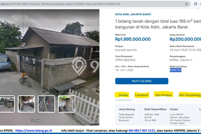 For Sale Rumah 1 Kamar Lokasi Ideal Nyaman dan Strategis di Kembangan For Sale Rumah 1 Kamar Lokasi Ideal Nyaman dan Strategis di Kembangan