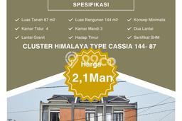 Rumah Minimalis 4 Kamar LT 87m2 di Soekarno Hatta Rumah Minimalis 4 Kamar LT 87m2 di Soekarno Hatta