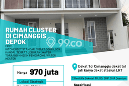 Jual Rumah Strategis Bagus Punya 3 KT di Cimanggis Depok SHM Jual Rumah Strategis Bagus Punya 3 KT di Cimanggis Depok SHM