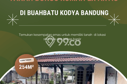 Untuk Dijual Tanah 254m2 di Buah Batu, Bandung Untuk Dijual Tanah 254m2 di Buah Batu, Bandung