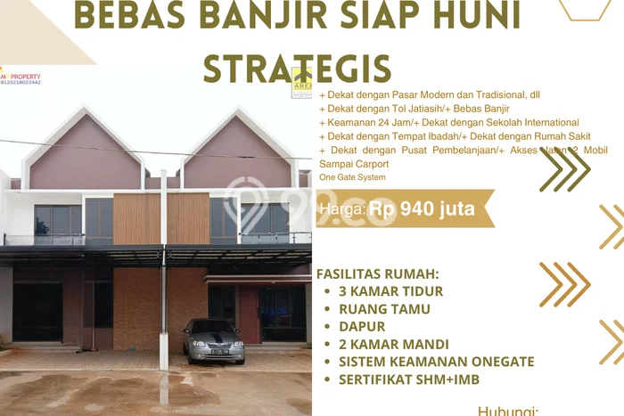 Rumah Minimalis 3 KT LT 72m2 di Jati Asih Rumah Minimalis 3 KT LT 72m2 di Jati Asih