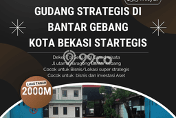 Unit Gudang Dijual di Bekasi LT 2000m2 & LB 1000m2 Unit Gudang Dijual di Bekasi LT 2000m2 & LB 1000m2