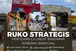 FOR SALE! Ruko di Banjaran Bandung, LT 175m2, LB 216m2 FOR SALE! Ruko di Banjaran Bandung, LT 175m2, LB 216m2