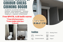 Rumah Modern Minimalis 3 KT Siap Huni di Cibinong Rumah Modern Minimalis 3 KT Siap Huni di Cibinong