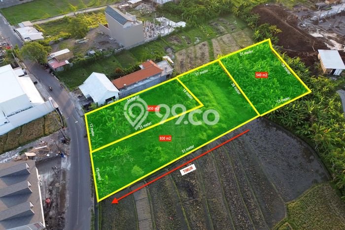 Tanah Kavling Dijual di Pererenan, Badung dengan Luas Tanah 1470m2 Tanah Kavling Dijual di Pererenan, Badung dengan Luas Tanah 1470m2
