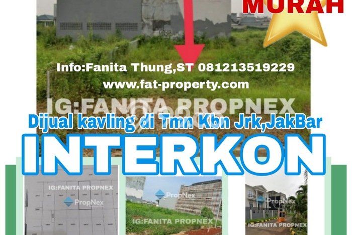 Tanah Lokasi Strategis di Intercon, Luas 250m², Kawasan Nyaman, Dekat Intercon, Jakarta Barat, Jakarta Barat Tanah Lokasi Strategis di Intercon, Luas 250m², Kawasan Nyaman, Dekat Intercon, Jakarta Barat, Jakarta Barat