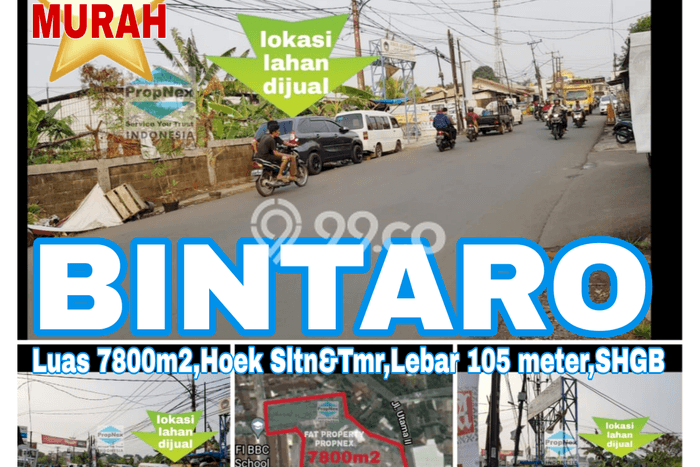 Dijual Tanah 105m2 di Bintaro, Jakarta Selatan Dijual Tanah 105m2 di Bintaro, Jakarta Selatan