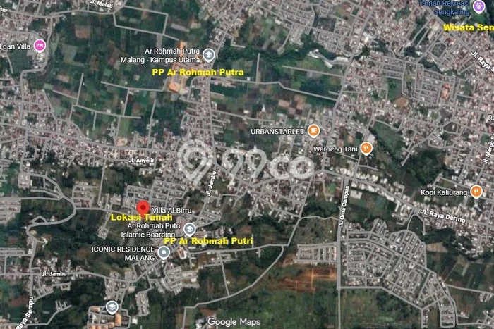 Dijual Tanah di Dau Malang Luas 171m2 SHM Dijual Tanah di Dau Malang Luas 171m2 SHM
