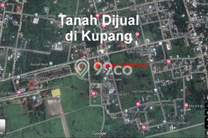 Tanah Strategis Dijual di Kupang Tengah Kupang 2609m2 Tanah Strategis Dijual di Kupang Tengah Kupang 2609m2