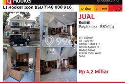 Ready to Use! Premium House LT 300m2 Desain Elegan di BSD Puspita Loka Ready to Use! Premium House LT 300m2 Desain Elegan di BSD Puspita Loka
