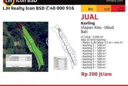 Lahan untuk Dijual di Ubud Gianyar Luas 5000m2 Lahan untuk Dijual di Ubud Gianyar Luas 5000m2