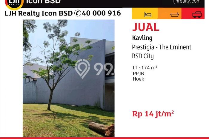 Tanah Kosong Dijual di Tangerang dengan Area 174m2 Tanah Kosong Dijual di Tangerang dengan Area 174m2