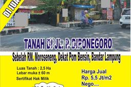 Kavling Tanah di Tanjung Karang Pusat Dijual Luas 25000m2 Legalitas SHM Kavling Tanah di Tanjung Karang Pusat Dijual Luas 25000m2 Legalitas SHM