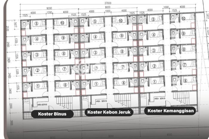 Unit Kost Dijual di Kebon Jeruk dengan 0 Kamar Tidur & Luas Bangunan 397m2 Unit Kost Dijual di Kebon Jeruk dengan 0 Kamar Tidur & Luas Bangunan 397m2