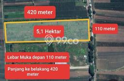 Tanah Dijual Lokasi Pabedilan, Cirebon dengan Luas Tanah 51000m2 dan Status SHM Tanah Dijual Lokasi Pabedilan, Cirebon dengan Luas Tanah 51000m2 dan Status SHM