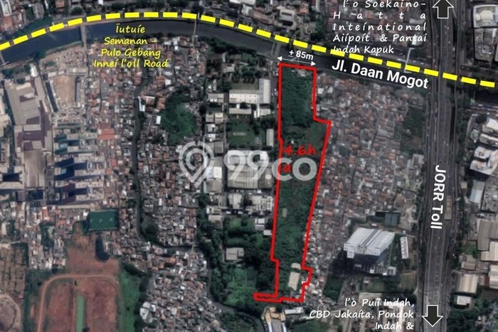 Tanah Dijual di Jakarta Barat Seluas 46000m2 Strategis Tanah Dijual di Jakarta Barat Seluas 46000m2 Strategis