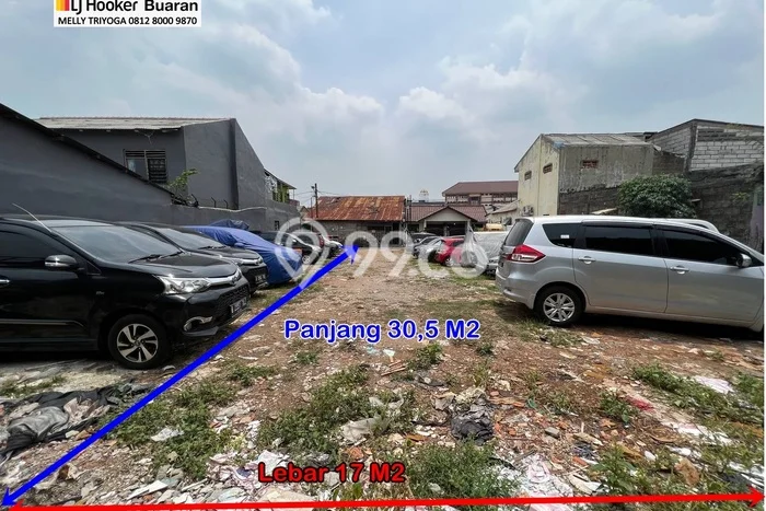 Dijual Tanah 518m2 di Buaran, Jakarta Timur Dijual Tanah 518m2 di Buaran, Jakarta Timur