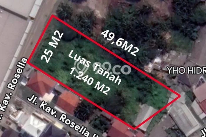 Untuk Dijual Tanah di Bekasi, Luas 1240m2 SHM Untuk Dijual Tanah di Bekasi, Luas 1240m2 SHM