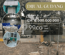 Gudang Dijual di Prime Area Bekasi Luas 1000m2 Gudang Dijual di Prime Area Bekasi Luas 1000m2