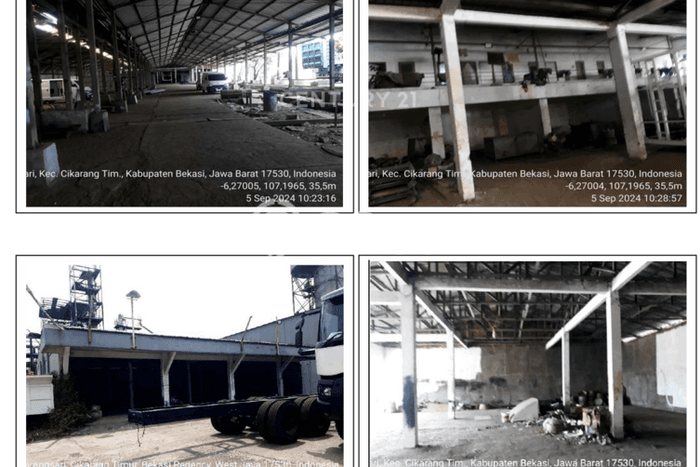 Unit Gudang Dijual di Bekasi LT 11200m2 & LB 4065m2 Unit Gudang Dijual di Bekasi LT 11200m2 & LB 4065m2