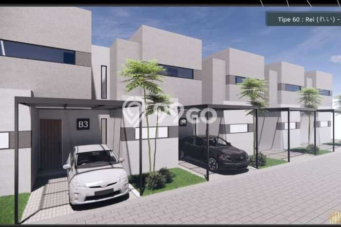 Rumah Modern 2 Kamar LT 60m2 di Jatiwarna Rumah Modern 2 Kamar LT 60m2 di Jatiwarna