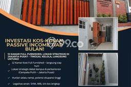 Untuk Dijual Kost di Cempaka Putih, Jakarta Pusat, 12 KT, 12 KM, Luas 300m2 Untuk Dijual Kost di Cempaka Putih, Jakarta Pusat, 12 KT, 12 KM, Luas 300m2
