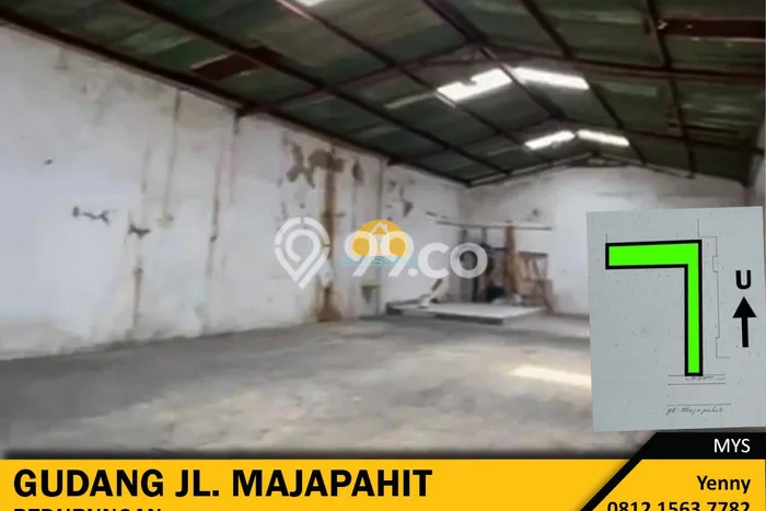 Gudang untuk Disewa di Pusat Semarang Luas Bangunan 426m2 Gudang untuk Disewa di Pusat Semarang Luas Bangunan 426m2