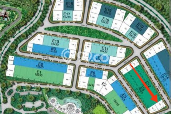 Tanah Kavling Dijual di BSD De Park, Tangerang dengan Luas Tanah 557m2 Tanah Kavling Dijual di BSD De Park, Tangerang dengan Luas Tanah 557m2