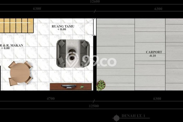 Rumah Strategis Minimalis Lb 45m2 di Koja, Jakarta Utara Rumah Strategis Minimalis Lb 45m2 di Koja, Jakarta Utara