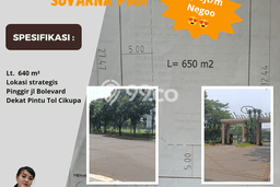 Kavling Tanah untuk Dijual di Suvarna Sutera, Tangerang, Luas 650m2 Kavling Tanah untuk Dijual di Suvarna Sutera, Tangerang, Luas 650m2