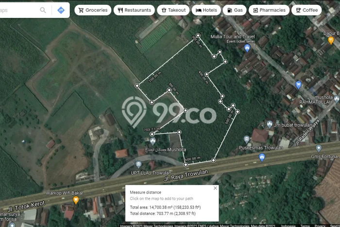 Dijual Tanah Lokasi Mojokerto, Mojokerto Seluas 14699m2 Dijual Tanah Lokasi Mojokerto, Mojokerto Seluas 14699m2