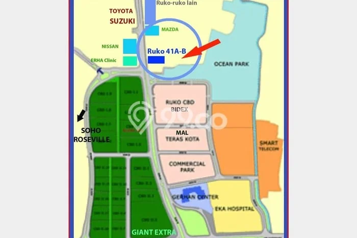 Unit Ruko Disewa Lokasi BSD, Tangerang Selatan Spesifikasi Luas Bangunan 504m2 Unit Ruko Disewa Lokasi BSD, Tangerang Selatan Spesifikasi Luas Bangunan 504m2