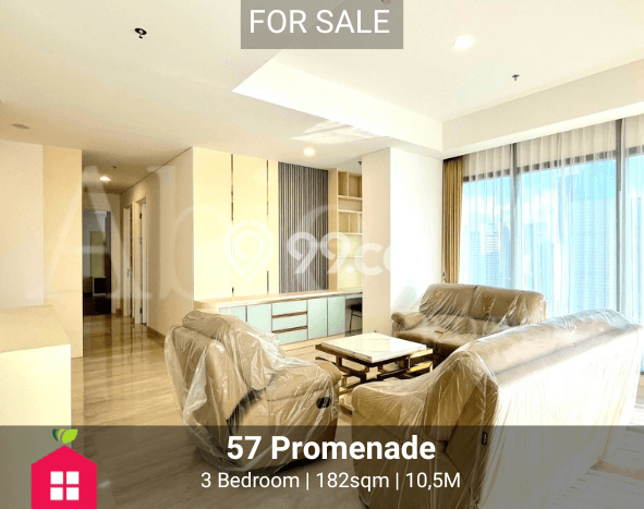 Apartemen High-End Dijual di Tanah Abang Luas 182m2 Apartemen High-End Dijual di Tanah Abang Luas 182m2
