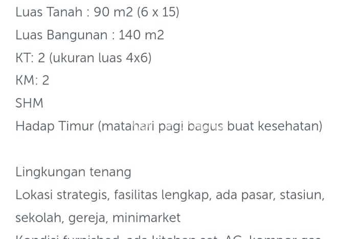 Rumah 2 KT 2 KM Fully Furnished di Bojong Indah, Dekat Supermarket, Jakarta Barat Rumah 2 KT 2 KM Fully Furnished di Bojong Indah, Dekat Supermarket, Jakarta Barat