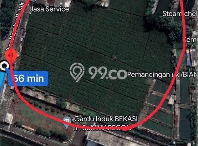 Tanah Dijual Lokasi Medan Satria, Bekasi Luas 10800m2 Legalitas Aman Tanah Dijual Lokasi Medan Satria, Bekasi Luas 10800m2 Legalitas Aman